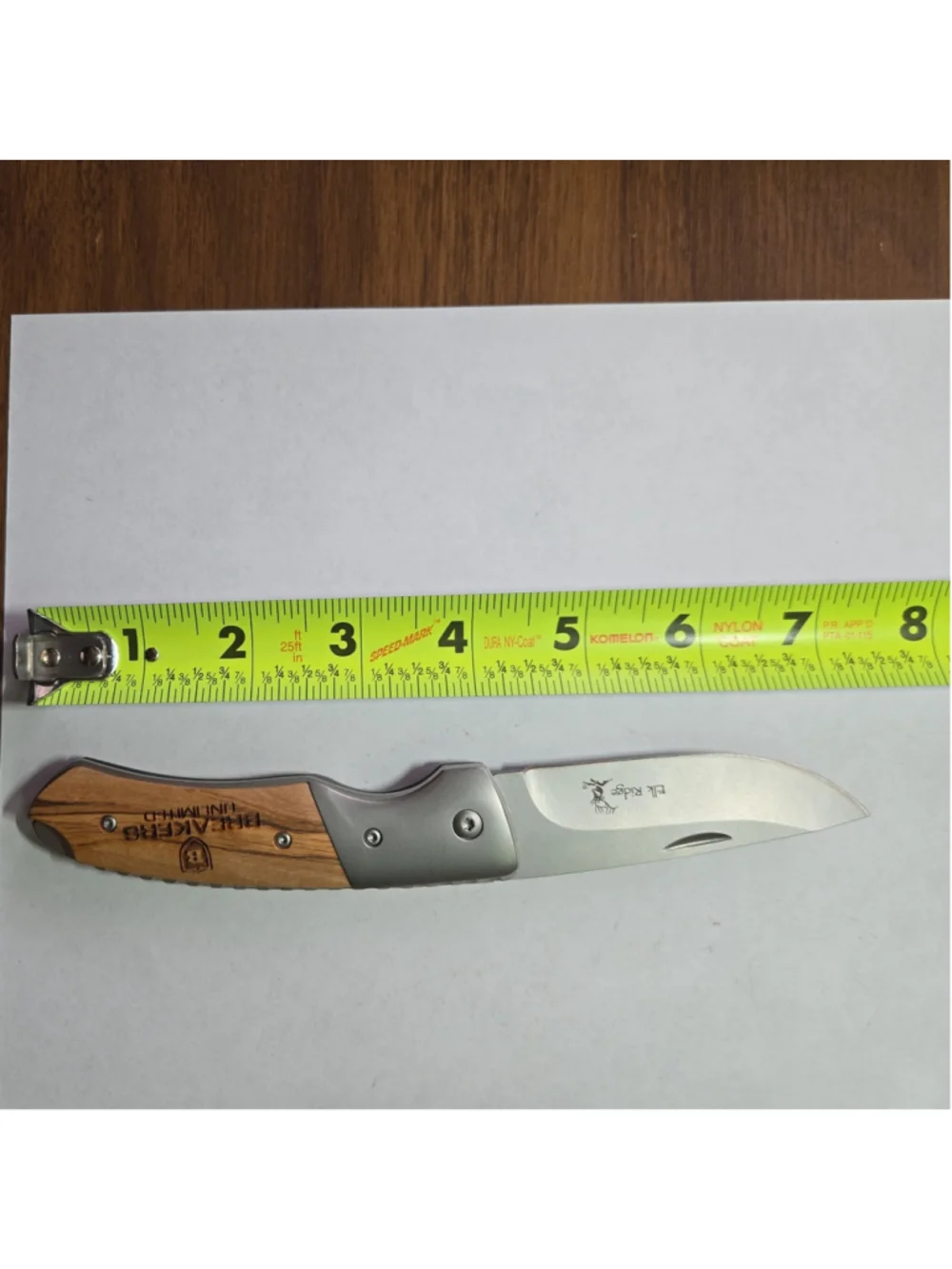 New Elk Ridge Lockback ER-166 Breakers Unlimited Promotional Collection knife
